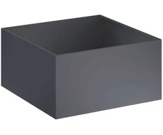 Sodo vazonas 2 vnt. Antracito 100 x 100 x 40 cm