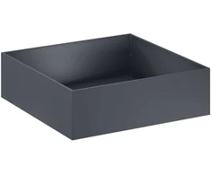 Sodo vazonas 2 vnt. Antracito 80 x 80 x 30 cm
