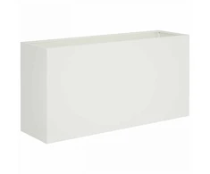 Sodo vazonas 2 vnt. Balta 100 x 30 x 50 cm