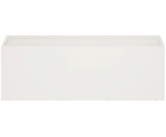 Sodo vazonas 2 vnt. Balta 40 x 20 x 20 cm