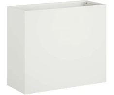 Sodo vazonas 2 vnt. Balta 50 x 20 x 40 cm