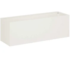 Sodo vazonas 2 vnt. Balta 60 x 20 x 20 cm