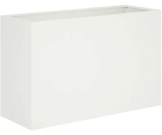 Sodo vazonas 2 vnt. Balta 80 x 30 x 40 cm