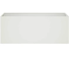 Sodo vazonas 2 vnt. Balta 80 x 40 x 40 cm