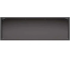 Sodo vazonas 2 vnt. Juoda 60 x 20 x 20 cm