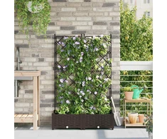 Sodo vazonas 2 vnt. Ruda 80 x 40 x 125,5 cm PP