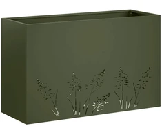 Sodo vazonas Alyvuogių žalia 80 x 20 x 49 cm