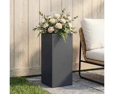 Sodo vazonas Antracito 20 x 20 x 40 cm Šaltai valcuotas plienas