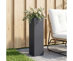 Sodo vazonas Antracito 20 x 20 x 75 cm Šaltai valcuotas plienas