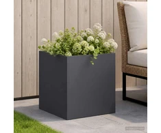 Sodo vazonas Antracito 25 x 25 x 25 cm Šaltai valcuotas plienas