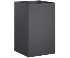 Sodo vazonas Antracito 30 x 30 x 40 cm Šaltai valcuotas plienas