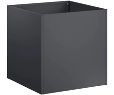 Sodo vazonas Antracito 35 x 35 x 35 cm Šaltai valcuotas plienas