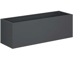 Sodo vazonas Antracito 40 x 20 x 20 cm Šaltai valcuotas plienas
