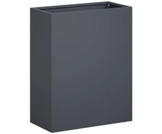 Sodo vazonas Antracito 40 x 20 x 40 cm Šaltai valcuotas plienas