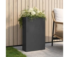 Sodo vazonas Antracito 40 x 20 x 75 cm Šaltai valcuotas plienas