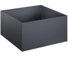 Sodo vazonas Antracito 40 x 40 x 30 cm Šaltai valcuotas plienas