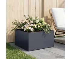 Sodo vazonas Antracito 40 x 40 x 30 cm Šaltai valcuotas plienas