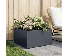 Sodo vazonas Antracito 40 x 40 x 30 cm Šaltai valcuotas plienas