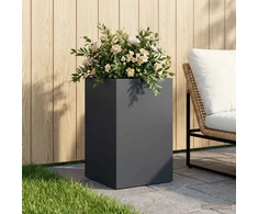Sodo vazonas Antracito 40 x 40 x 50 cm Šaltai valcuotas plienas