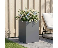 Sodo vazonas Antracito 40 x 40 x 60 cm Šaltai valcuotas plienas