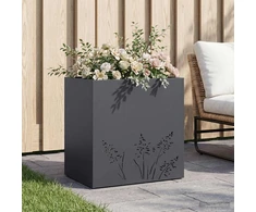 Sodo vazonas Antracito 50 x 30 x 49 cm Šaltai valcuotas plienas