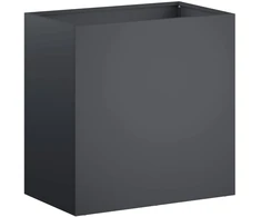 Sodo vazonas Antracito 50 x 30 x 50 cm Šaltai valcuotas plienas