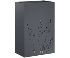 Sodo vazonas Antracito 50 x 30 x 75 cm Šaltai valcuotas plienas