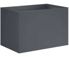 Sodo vazonas Antracito 50 x 40 x 40 cm Šaltai valcuotas plienas