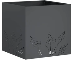 Sodo vazonas Antracito 50 x 50 x 49 cm Šaltai valcuotas plienas
