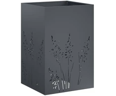 Sodo vazonas Antracito 50 x 50 x 75 cm Šaltai valcuotas plienas