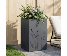 Sodo vazonas Antracito 50 x 50 x 75 cm Šaltai valcuotas plienas