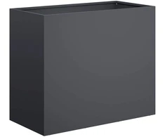 Sodo vazonas Antracito 60 x 30 x 50 cm Šaltai valcuotas plienas