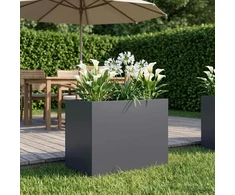 Sodo vazonas Antracito 60 x 40 x 50 cm Šaltai valcuotas plienas