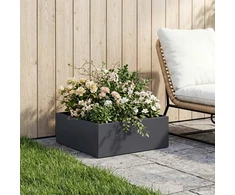 Sodo vazonas Antracito 60 x 60 x 20 cm Šaltai valcuotas plienas