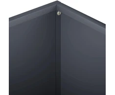 Sodo vazonas Antracito 60 x 60 x 30 cm Šaltai valcuotas plienas