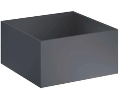 Sodo vazonas Antracito 60 x 60 x 40 cm Šaltai valcuotas plienas