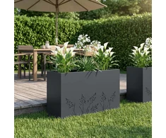 Sodo vazonas Antracito 80 x 20 x 49 cm Šaltai valcuotas plienas