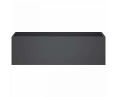 Sodo vazonas Antracito 80 x 30 x 30 cm Šaltai valcuotas plienas