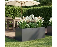 Sodo vazonas Antracito 80 x 40 x 40 cm Šaltai valcuotas plienas