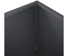 Sodo vazonas Antracito 80 x 40 x 40 cm Šaltai valcuotas plienas