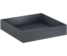 Sodo vazonas Antracito 80 x 80 x 20 cm Šaltai valcuotas plienas