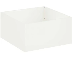 Sodo vazonas Balta 100 x 100 x 40 cm Šaltai valcuotas plienas