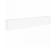 Sodo vazonas Balta 360 x 40 x 60 cm Šaltai valcuotas plienas