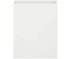 Sodo vazonas Balta 40 x 20 x 40 cm Šaltai valcuotas plienas