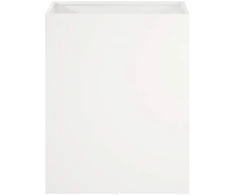 Sodo vazonas Balta 40 x 30 x 50 cm Šaltai valcuotas plienas