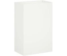 Sodo vazonas Balta 40 x 30 x 75 cm Šaltai valcuotas plienas