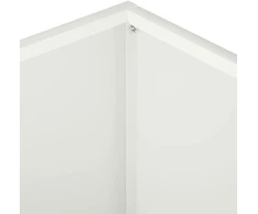 Sodo vazonas Balta 40 x 40 x 30 cm Šaltai valcuotas plienas