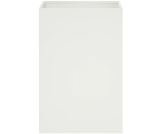Sodo vazonas Balta 40 x 40 x 60 cm Šaltai valcuotas plienas