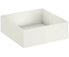 Sodo vazonas Balta 60 x 60 x 20 cm Šaltai valcuotas plienas