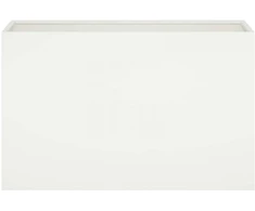 Sodo vazonas Balta 80 x 40 x 50 cm Šaltai valcuotas plienas